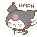 Emoji 2903-kuromi-hmph