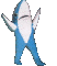 Emoji 3467-sharkpajamas