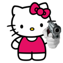 Emoji 4578-hellokittygun