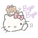 Emoji 5349-hellokittybyebye