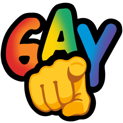 Emoji 62351-point-gay