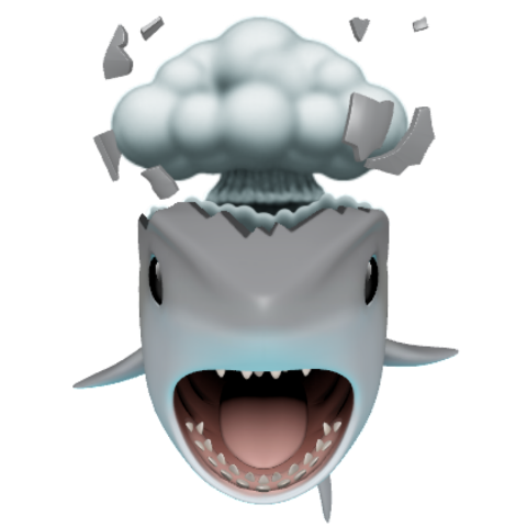Emoji 69698-sharkexplosion